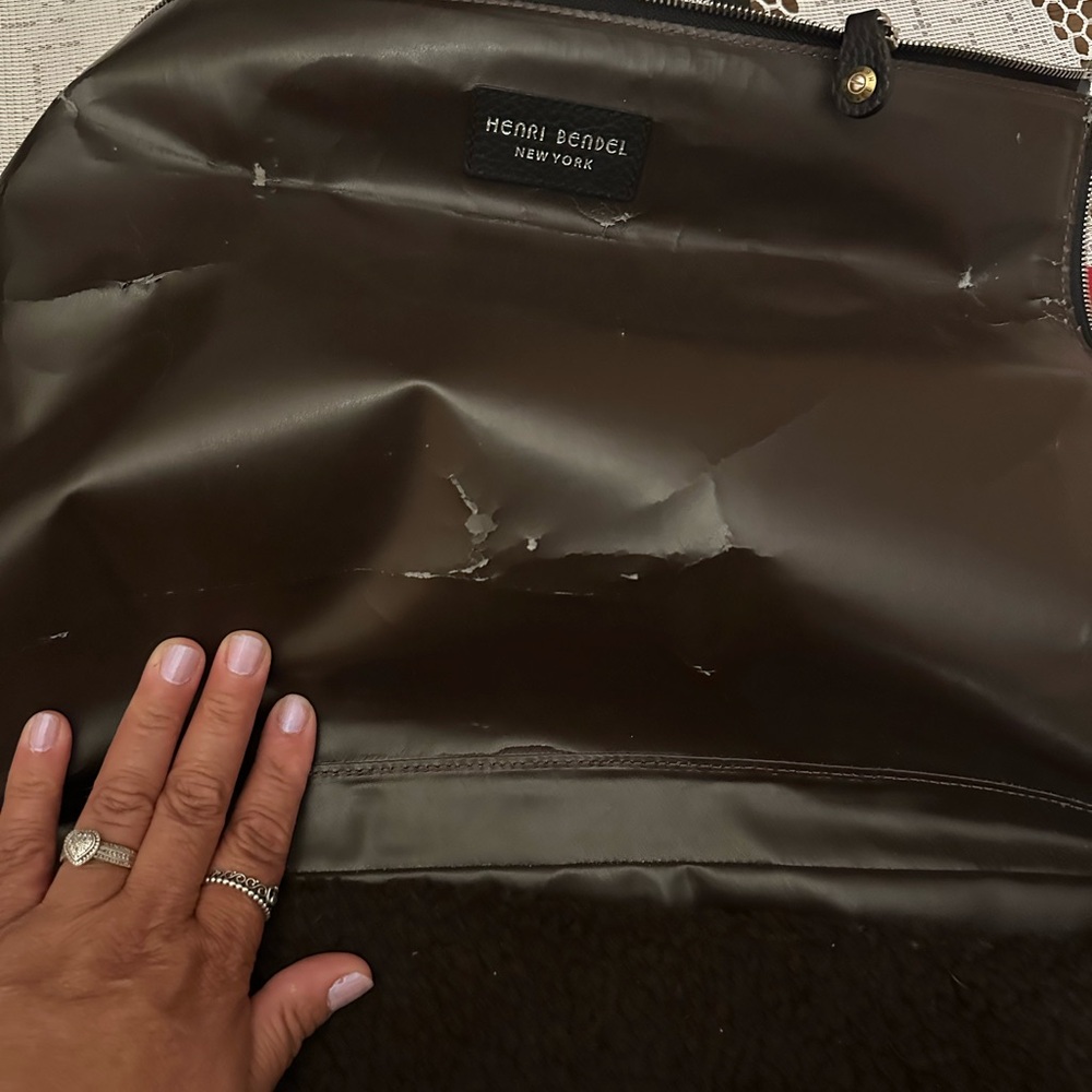 Henri Bendel Brown Accessory Bag